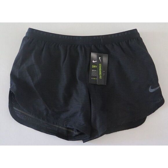 Nike DC5243 010 Women's Sz S Black Standard Fit Engineered Running Shorts $85+ - Picture 1 of 5